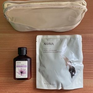 AHAVA body lotion and body mask